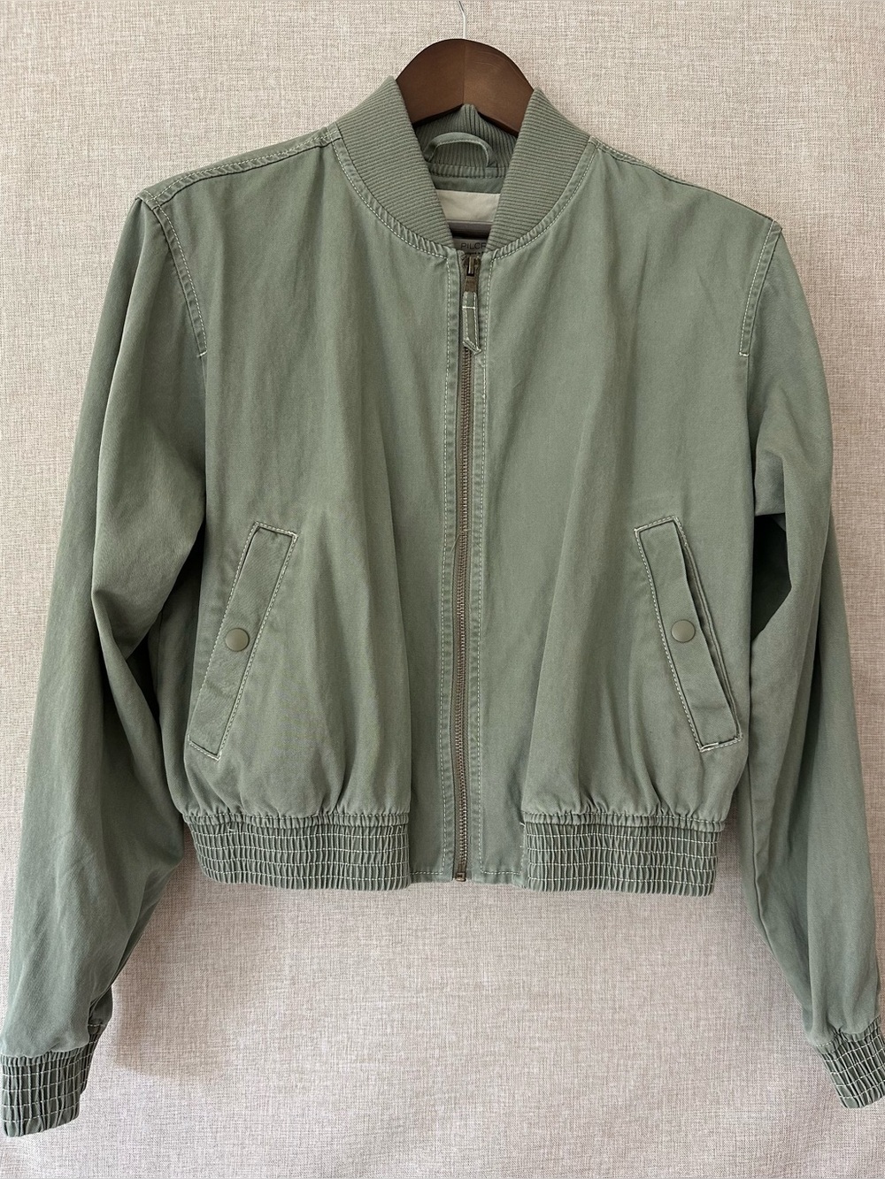 NWOT Pilcro Cotton Light Weight Bomber Jacket